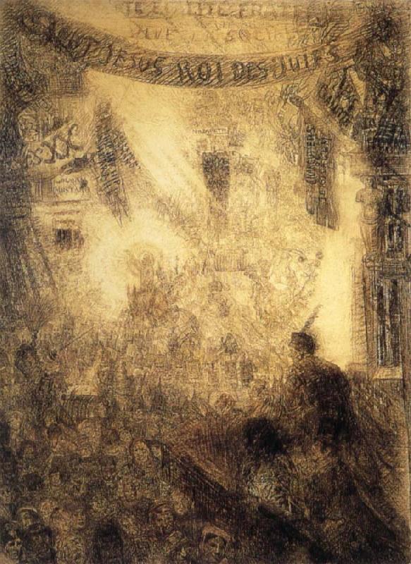 James Ensor The Entry of Christ into Jerusalem china oil painting image